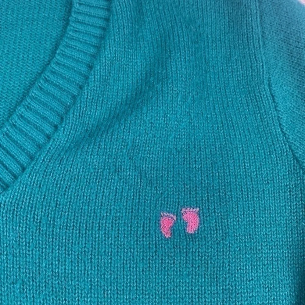 RARE Vintage 1970 HANG TEN acrylic v neck sweater large
